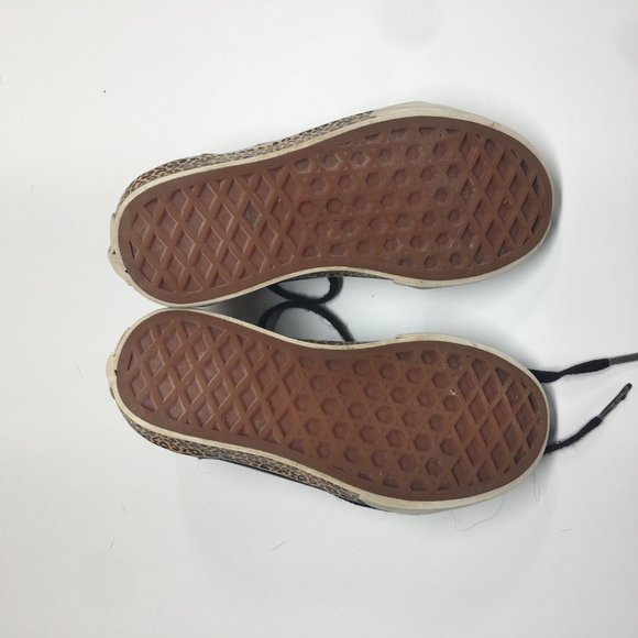 Vans 'Off the Wall' Animal Print Leopard Kids 10.5 - Picture 6 of 7
